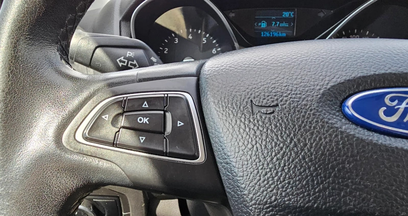 Ford Focus cena 36900 przebieg: 126196, rok produkcji 2015 z Ostrów Lubelski małe 301